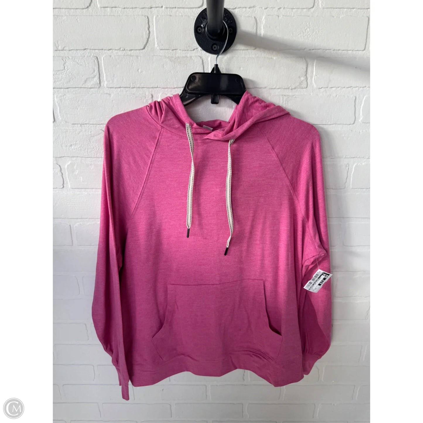 Athletic Top Long Sleeve Hoodie By Balance Collection In Pink, Size: Xs