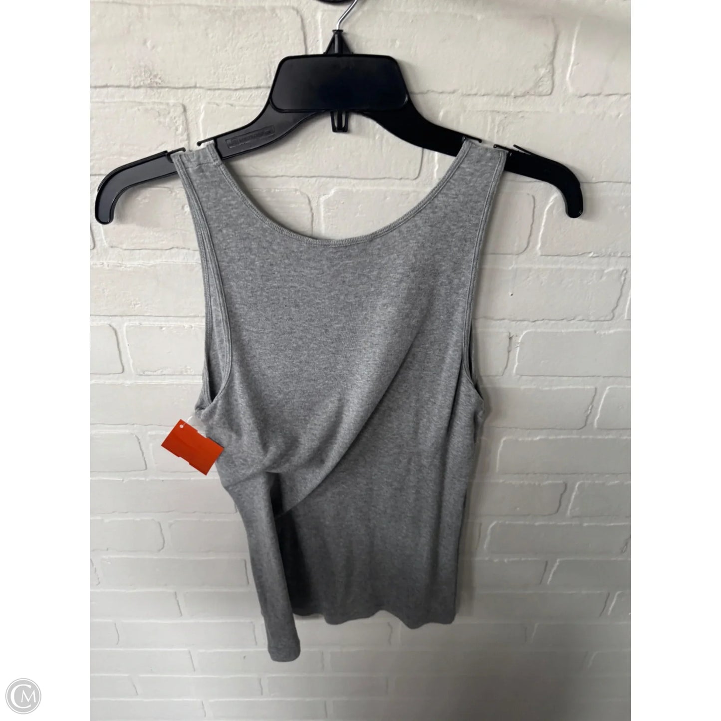 Tank Top By Apt 9 In Grey & Silver, Size: L