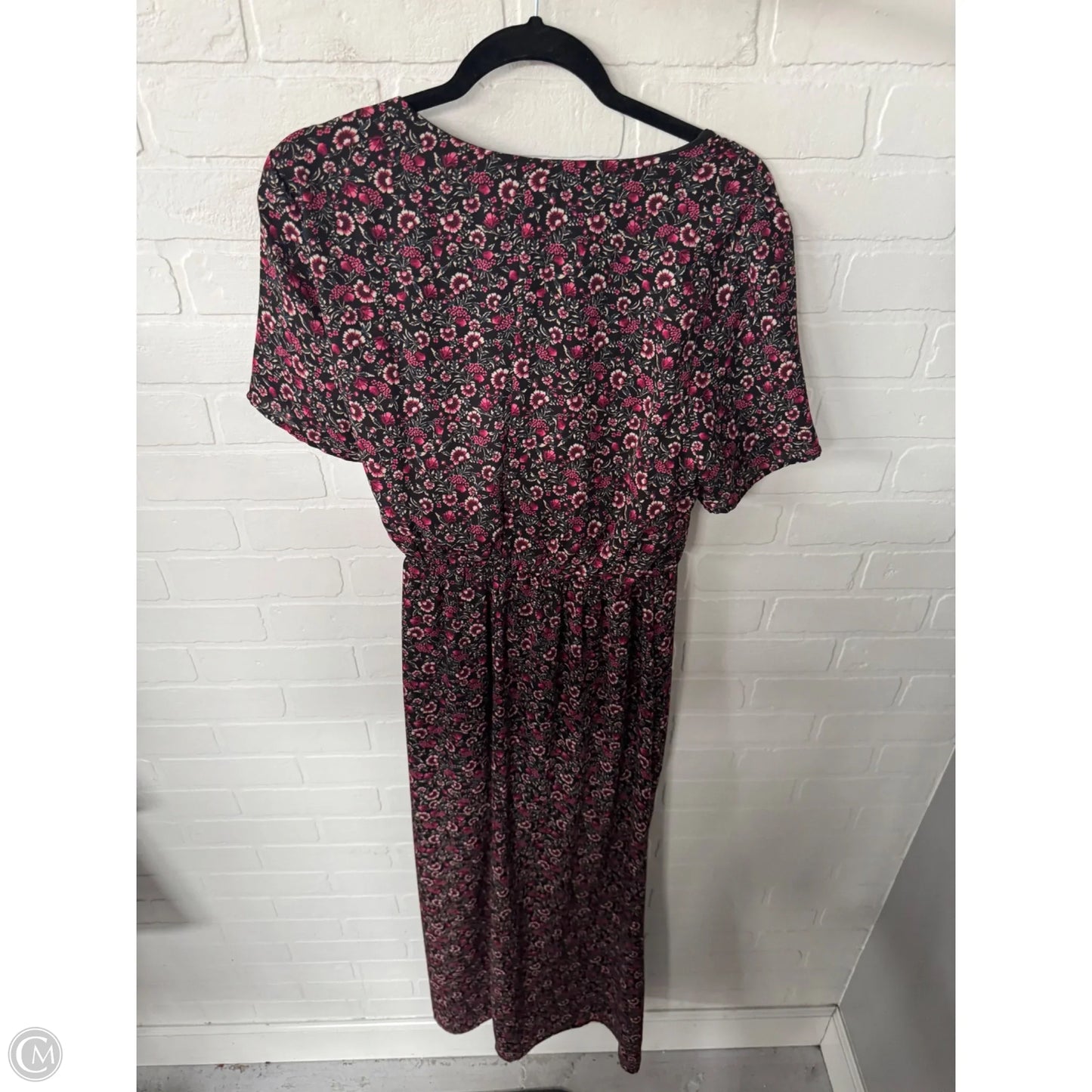 Dress Casual Maxi By Miami In Black & Red, Size: L