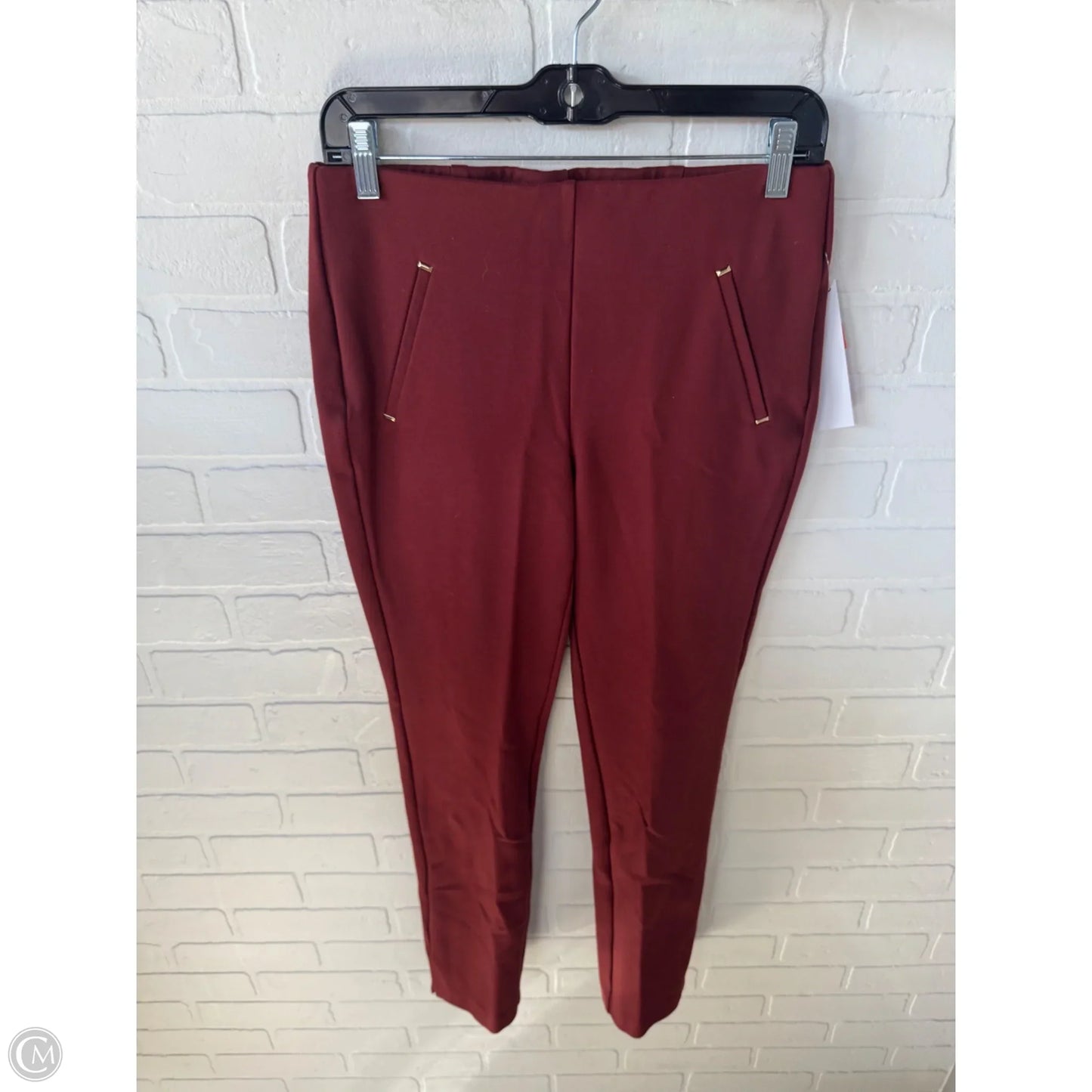 Pants Leggings By Chicos In Brown & Orange, Size: 4