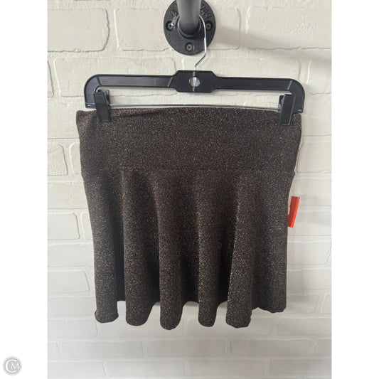 Skirt Mini & Short By Altard State In Brown & Gold, Size: 8