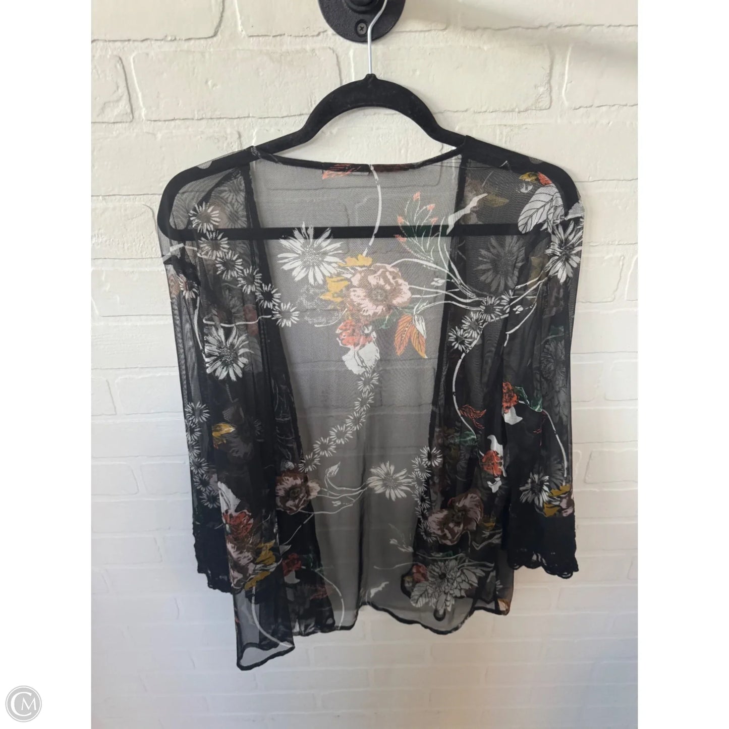 Cardigan By Maurices In Black & White, Size: 3x