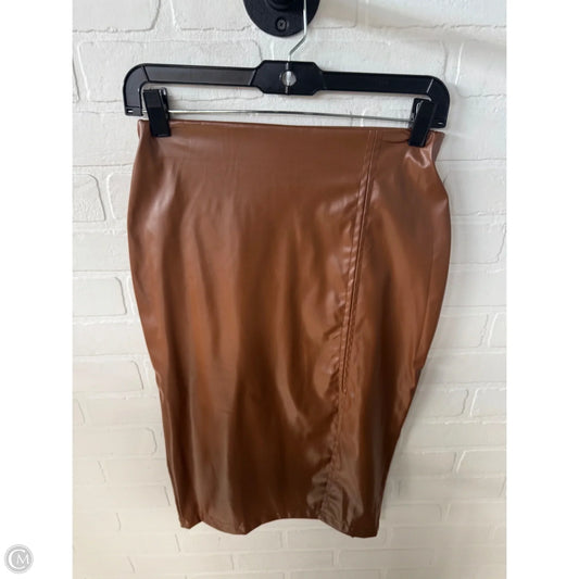 Skirt Midi By Cme In Brown, Size: 4