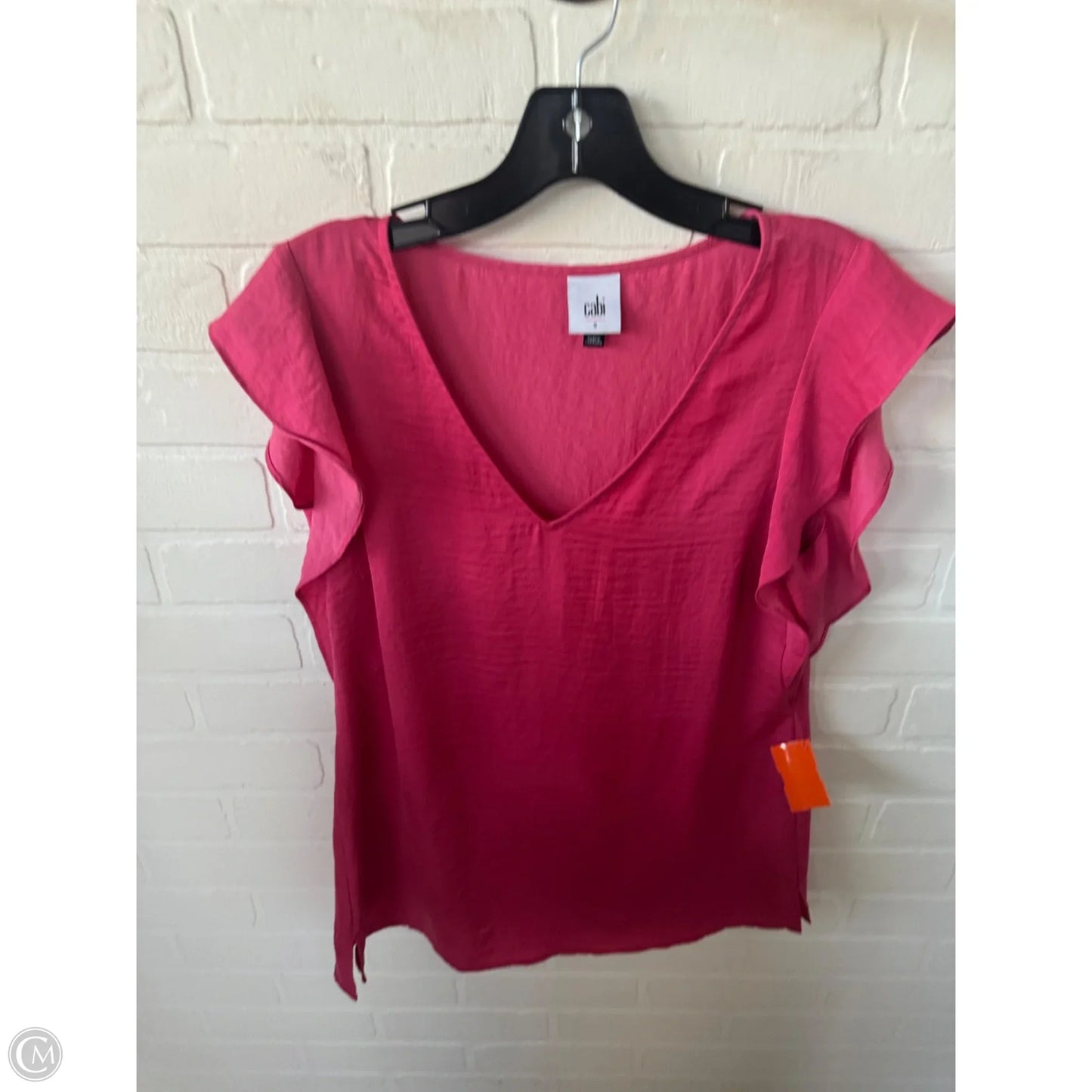Blouse Sleeveless By Cabi In Pink, Size: S