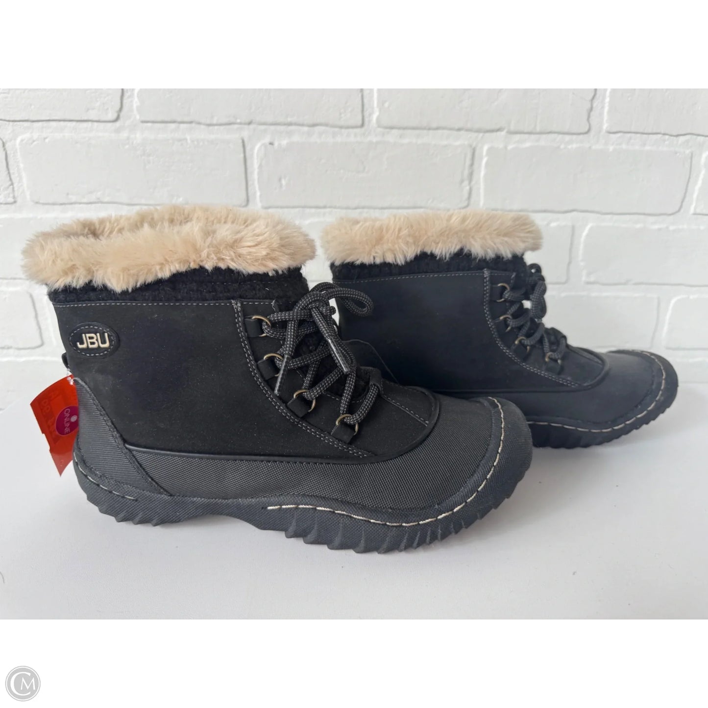 Boots Snow By Jbu By Jambu In Black & Cream, Size: 8