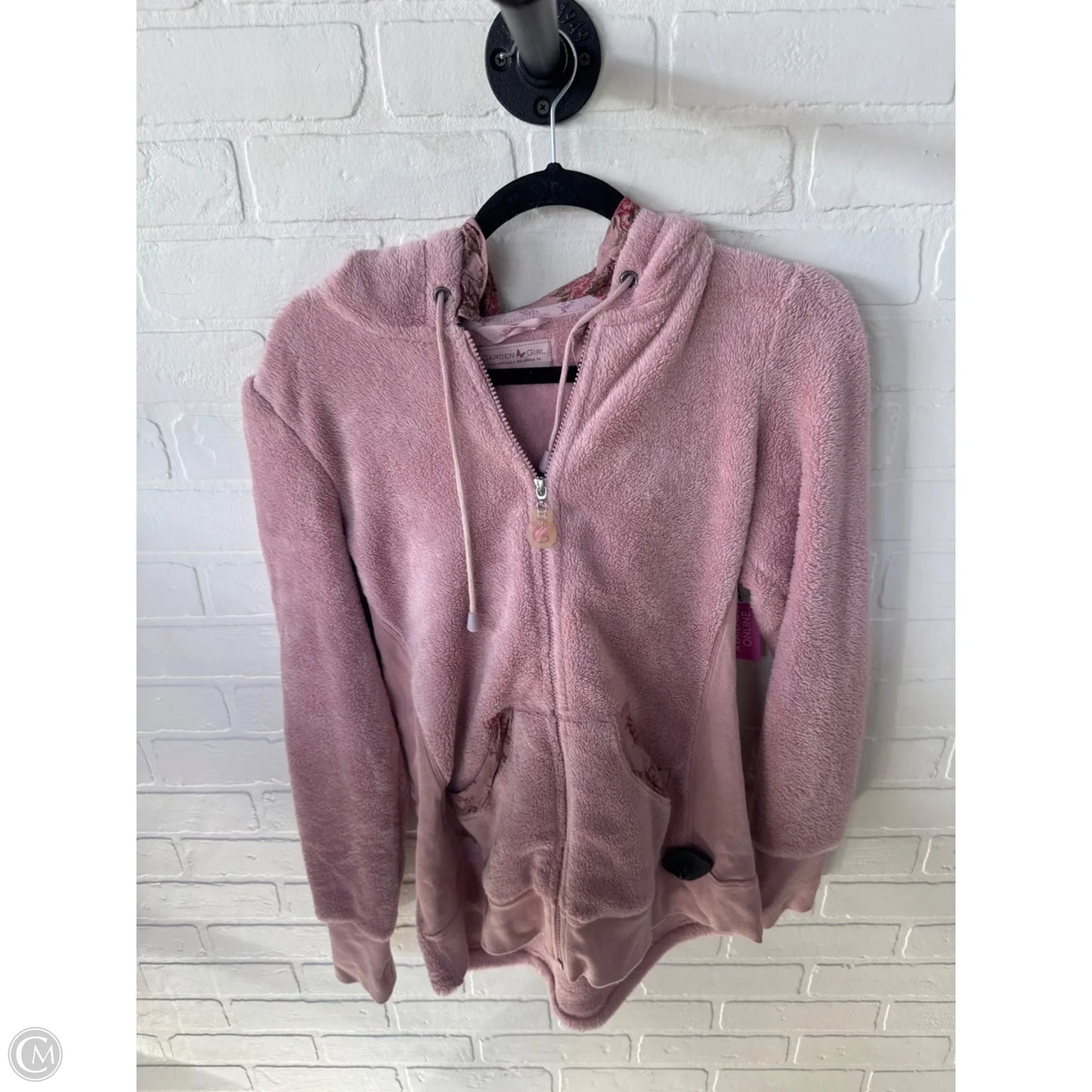 Jacket Fleece By Cmc In Pink, Size: M