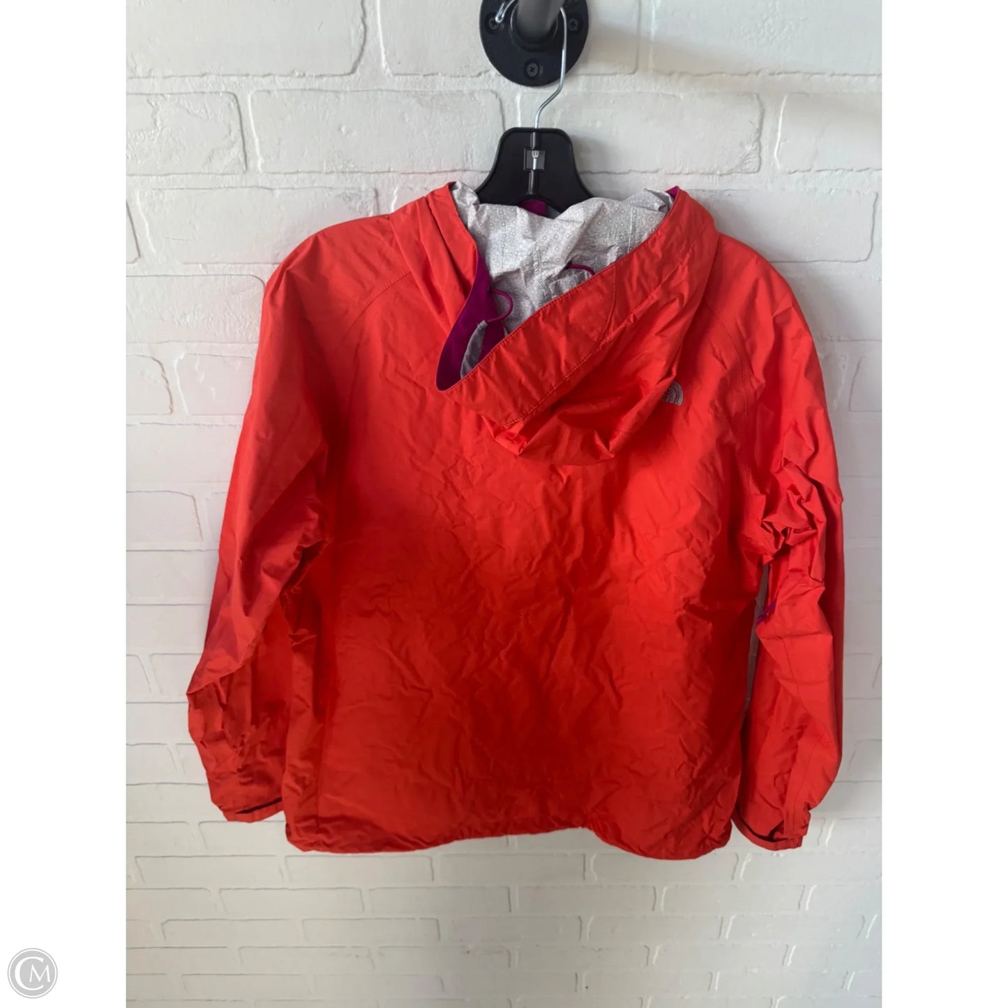 Jacket Windbreaker By The North Face In Orange, Size: L