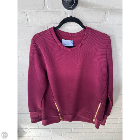 Sweatshirt Crewneck By Cmb In Red, Size: S