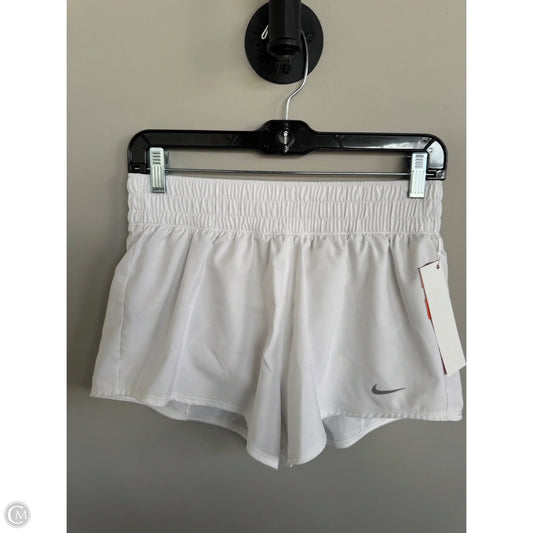 Athletic Shorts By Nike In White, Size: 4