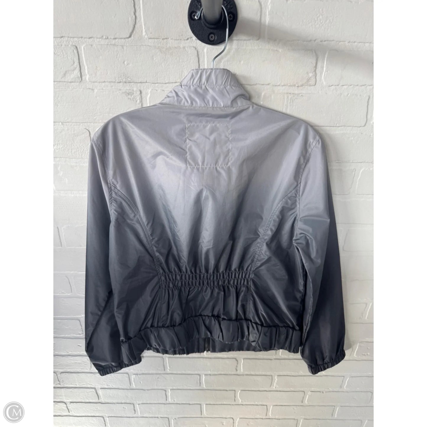 Jacket Windbreaker By Route 66 In Grey, Size: S
