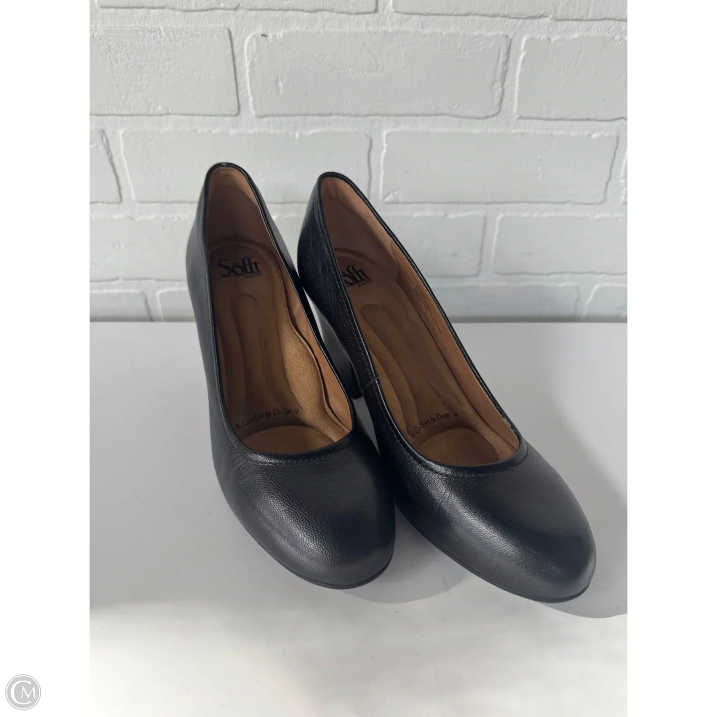 Shoes Heels Block By Sofft In Black, Size: 8.5