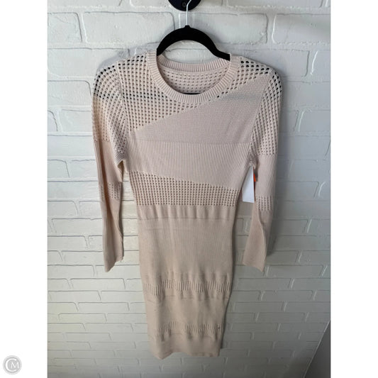 Dress Sweater By Shein In Cream, Size: M