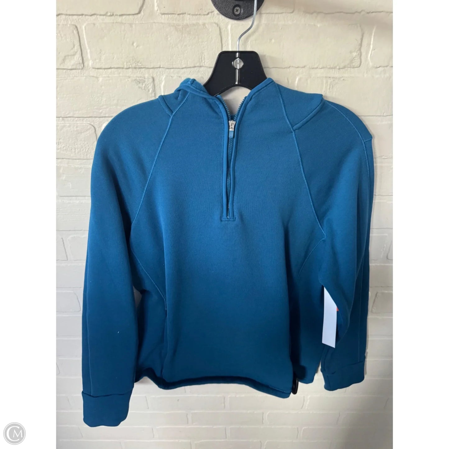 Athletic Sweatshirt Hoodie By Athleta In Blue, Size: L