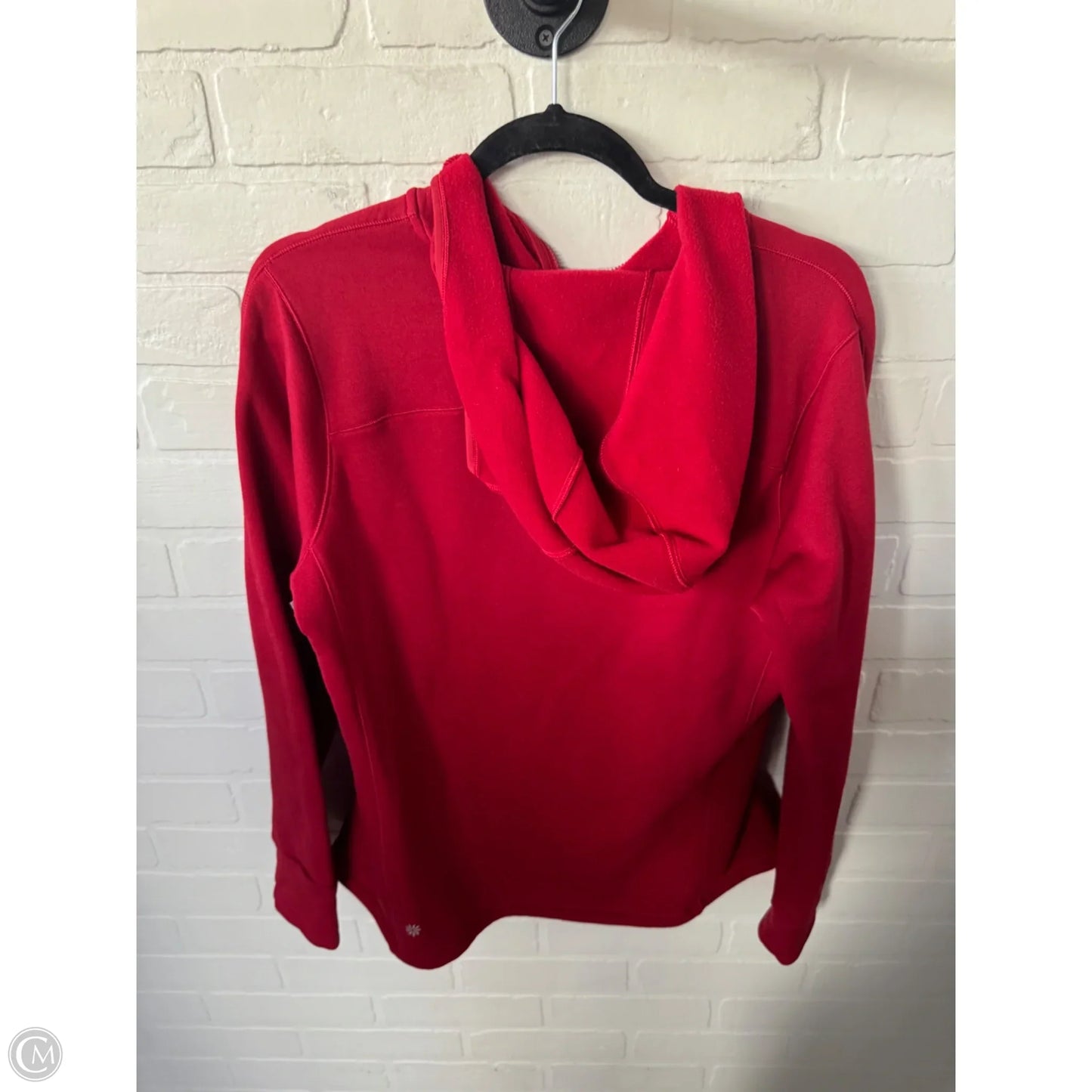 Athletic Sweatshirt Hoodie By Athleta In Red, Size: L