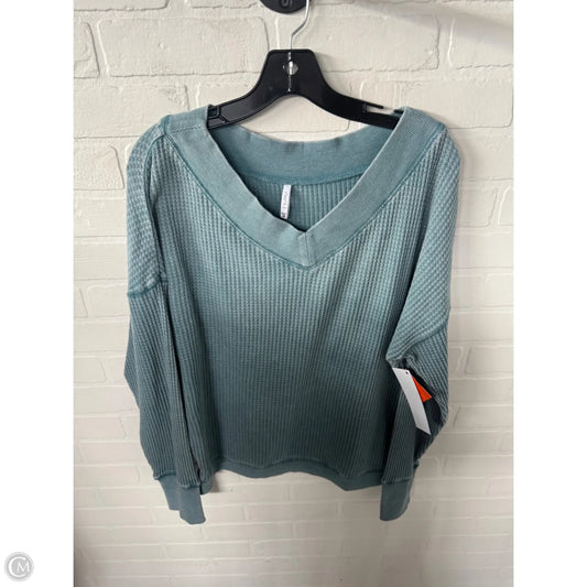 Top Long Sleeve By Z Supply In Green, Size: M