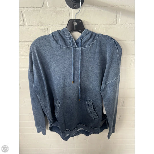 Top Long Sleeve By Z Supply In Blue Denim, Size: S