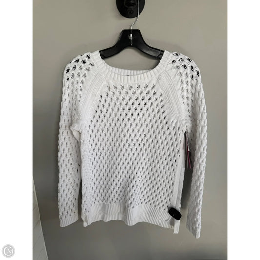 Sweater By Talbots In White, Size: Mp