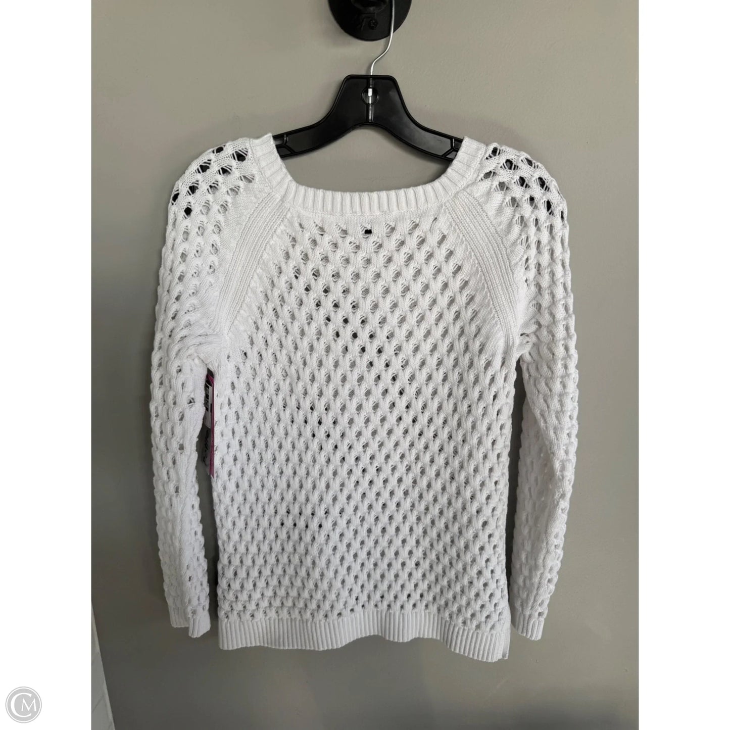 Sweater By Talbots In White, Size: Mp