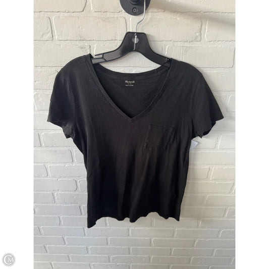 Top Short Sleeve Basic By Madewell In Black, Size: S