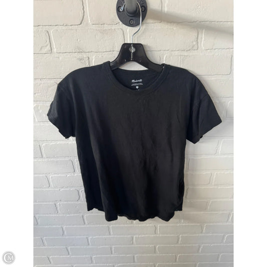 Top Short Sleeve Basic By Madewell In Black, Size: S