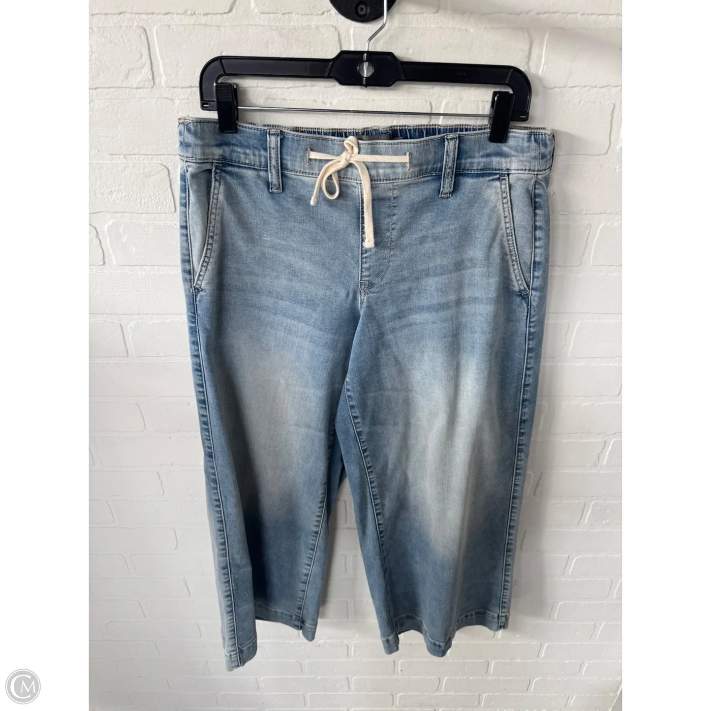 Jeans Cropped By Torrid In Blue Denim, Size: 10