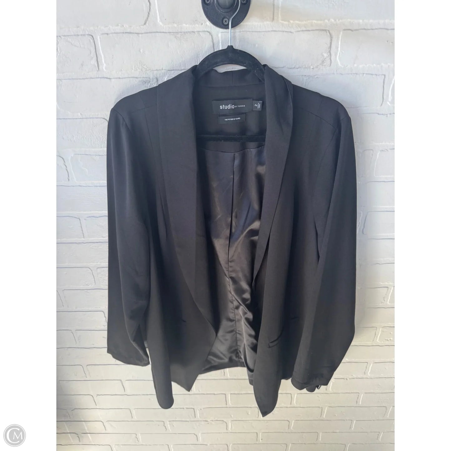 Blazer By Torrid In Black, Size: 2x