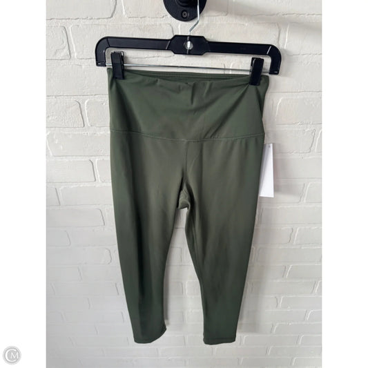 Athletic Capris By 90 Degrees By Reflex In Green, Size: 4