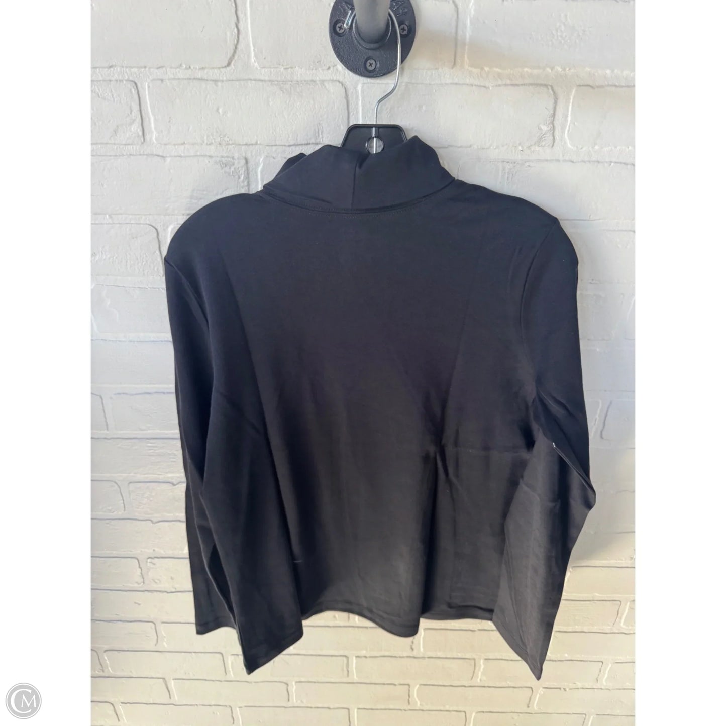 Top Long Sleeve Basic By L.l. Bean In Black, Size: M