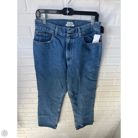 Jeans Straight By L.l. Bean In Blue Denim, Size: 10l