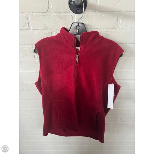 Vest Fleece By Woolrich In Red, Size: L