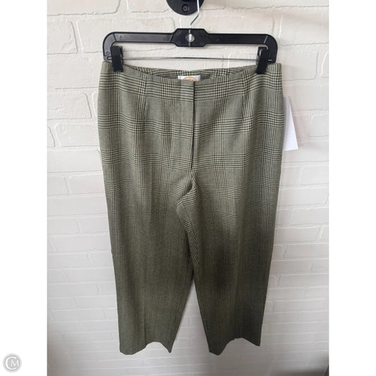 Pants Dress By Talbots In Brown & Green, Size: 12