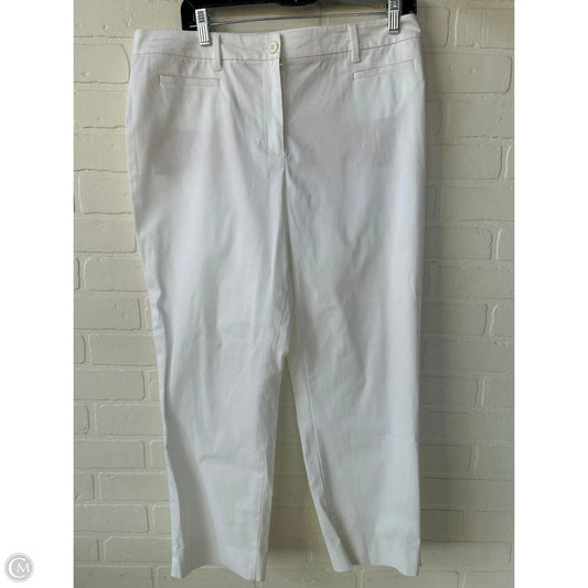 Pants Dress By Talbots In White, Size: 12