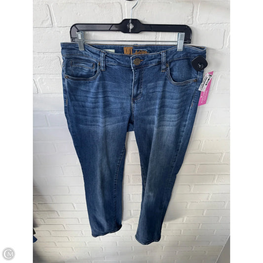 Jeans Boyfriend By Kut In Blue Denim, Size: 10