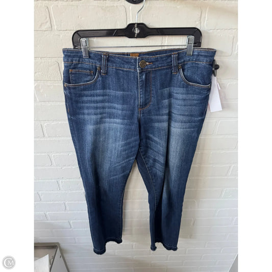 Jeans Straight By Kut In Blue Denim, Size: 10