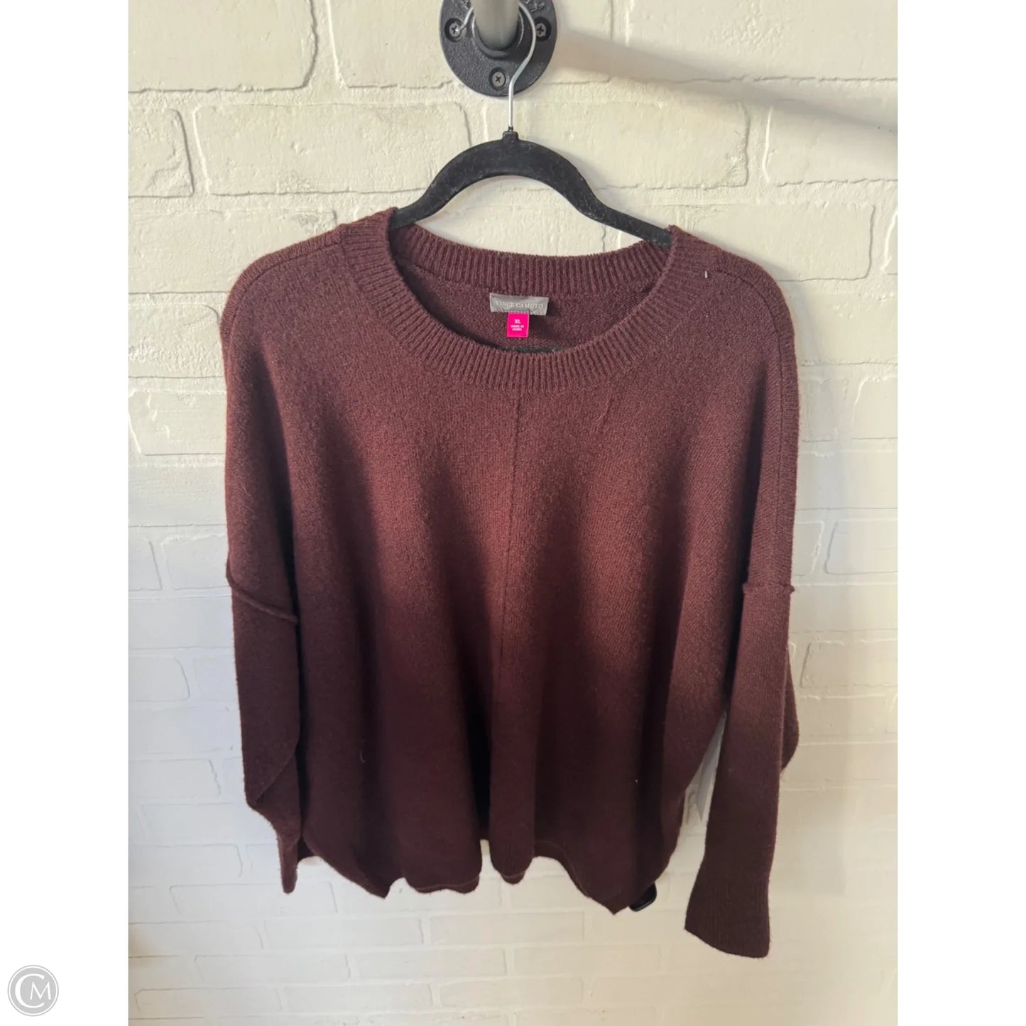 Sweater By Vince Camuto In Brown, Size: Xl