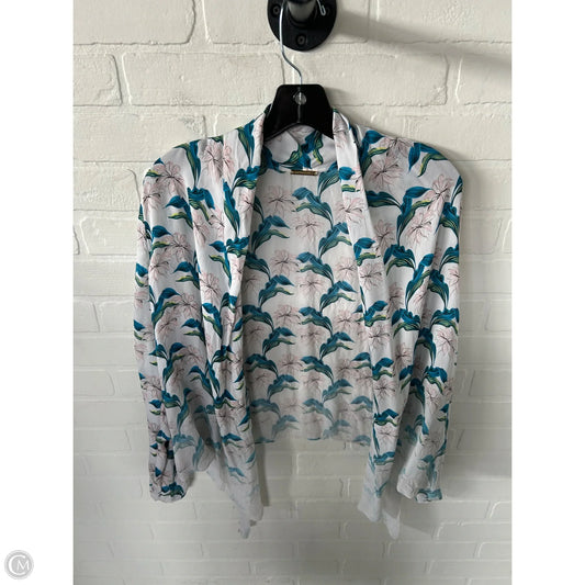 Cardigan By Magaschoni In Blue & Pink, Size: S