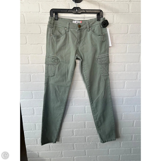 Jeans Skinny By Cabi In Green Denim, Size: 4
