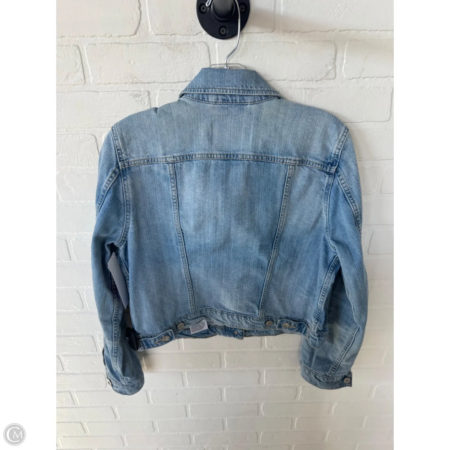 Jacket Denim By Levis In Blue Denim, Size: L