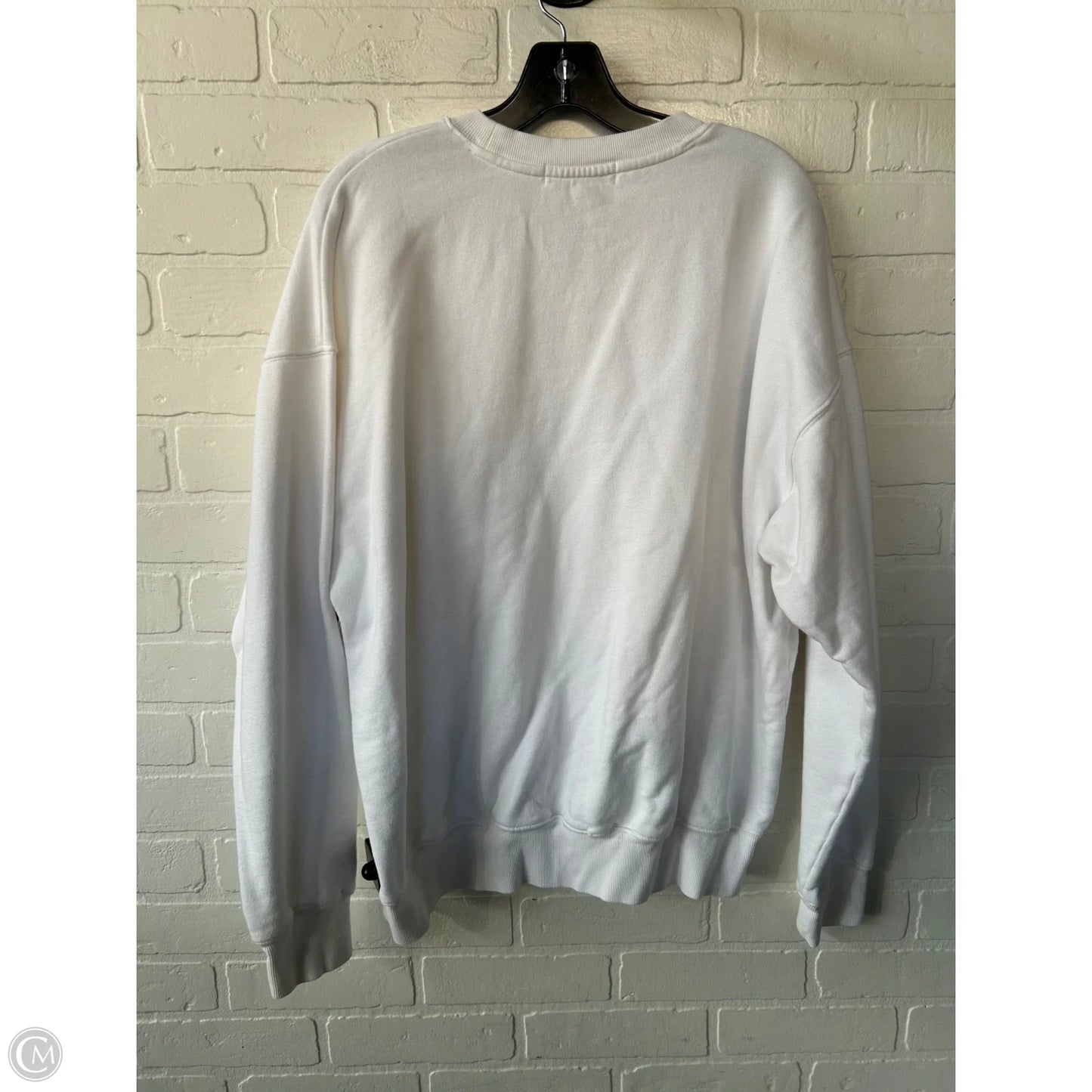 Sweatshirt Crewneck By Spiritual Gangster In Tan & White, Size: Xl