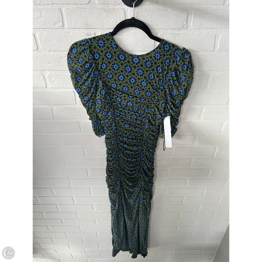 Dress Party Long By Free People In Blue & Green, Size: Xs