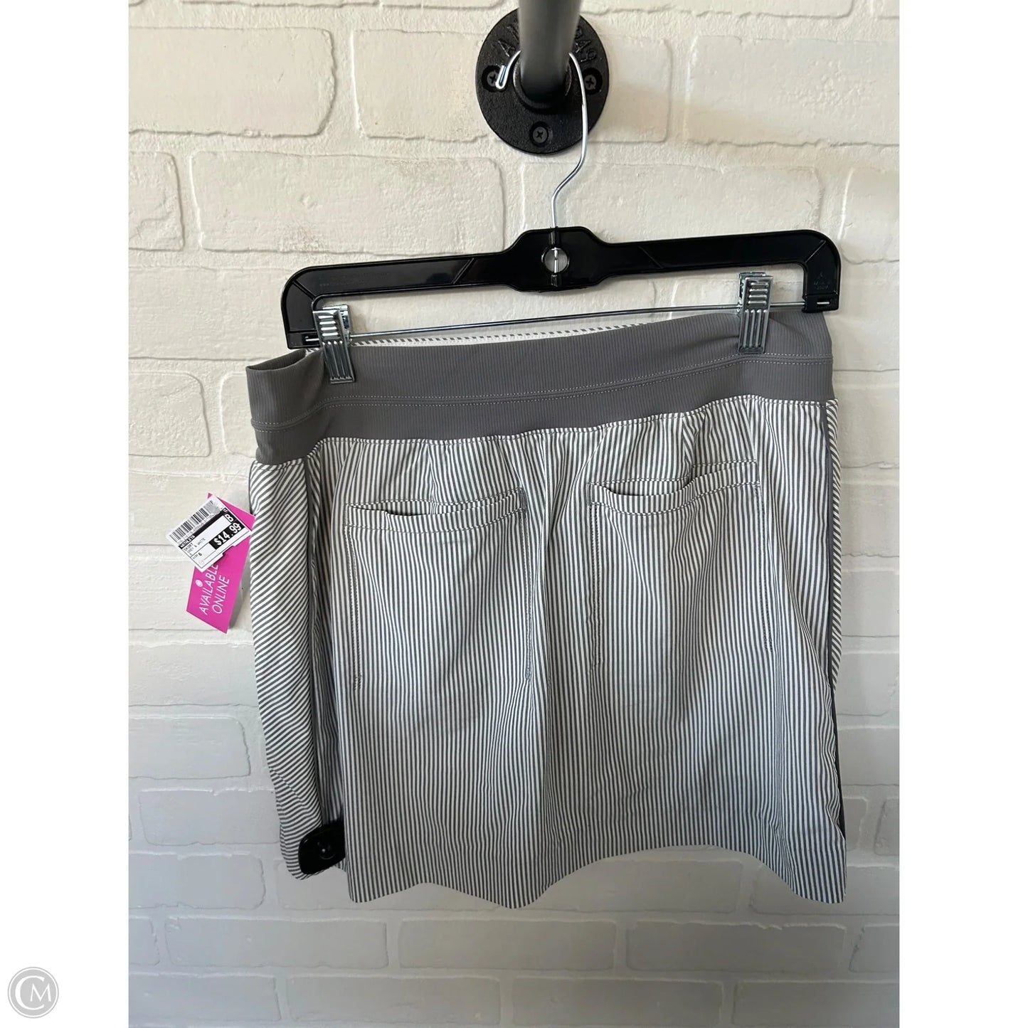 Skort By Athleta In Grey & White, Size: 6