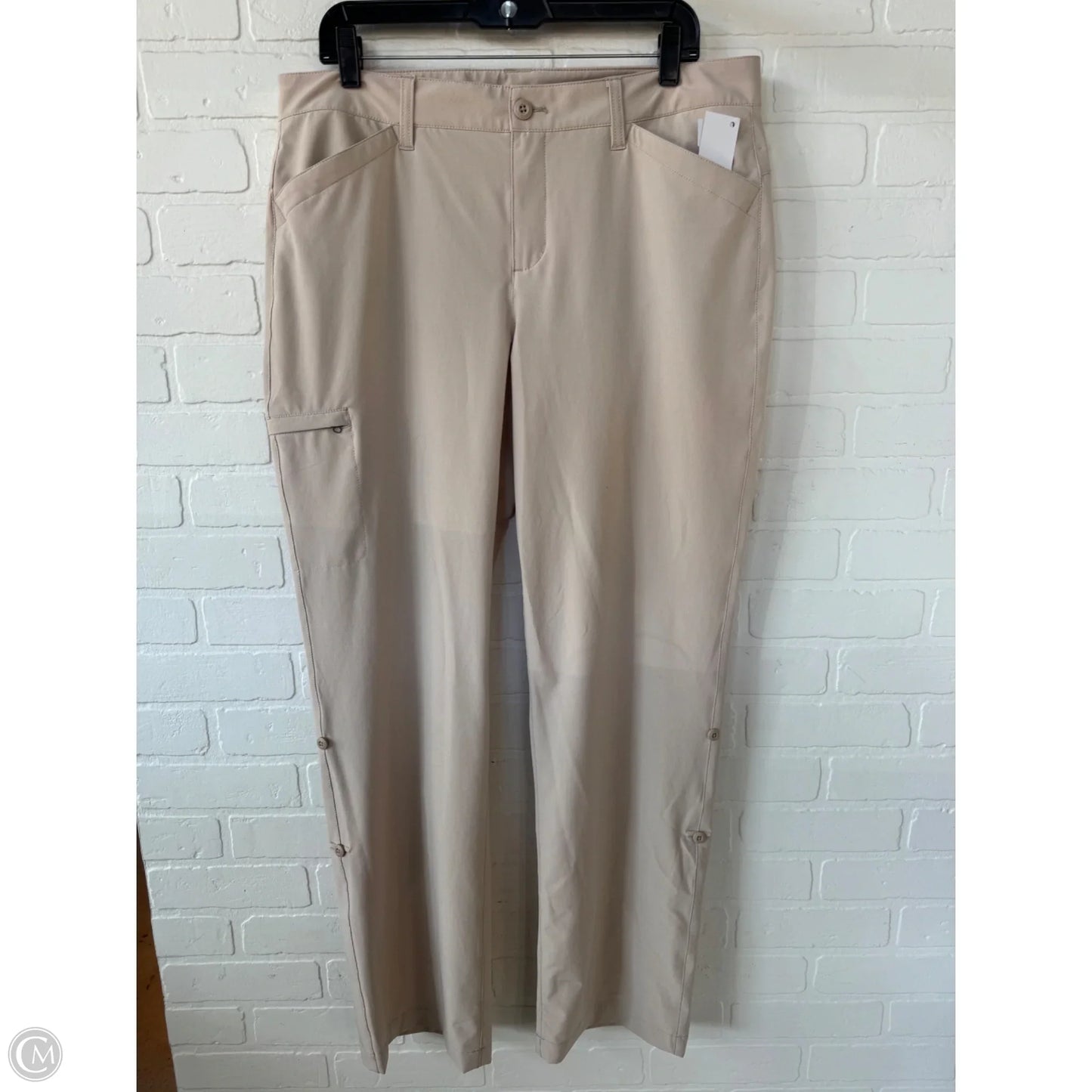 Athletic Pants By Eddie Bauer In Tan, Size: 14