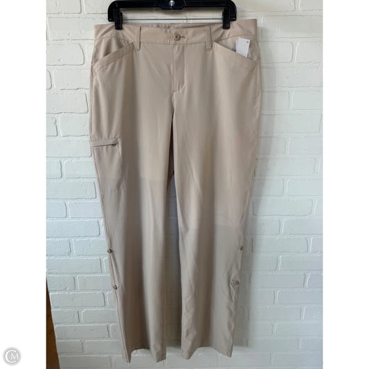 Athletic Pants By Eddie Bauer In Tan, Size: 14