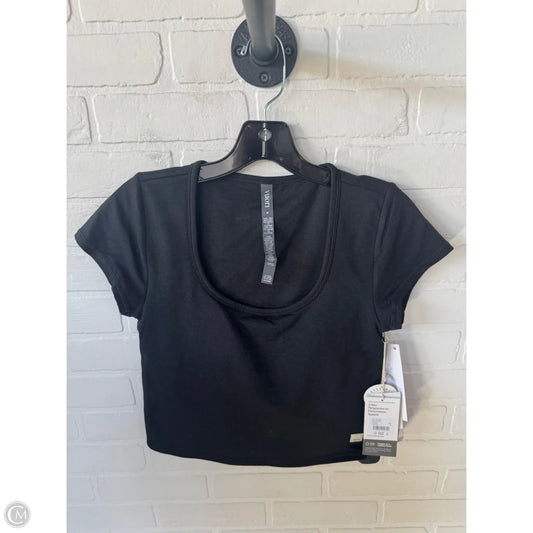 Athletic Top Short Sleeve By Vuori In Black, Size: M