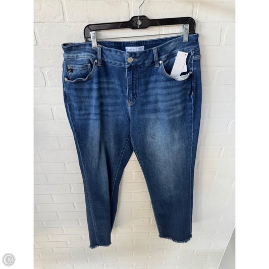 Jeans Straight By Maurices In Blue Denim, Size: 16