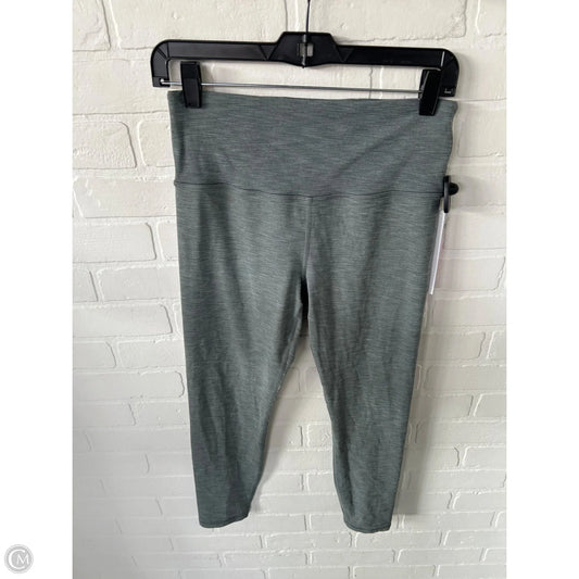Athletic Capris By Athleta In Green & Grey, Size: 10