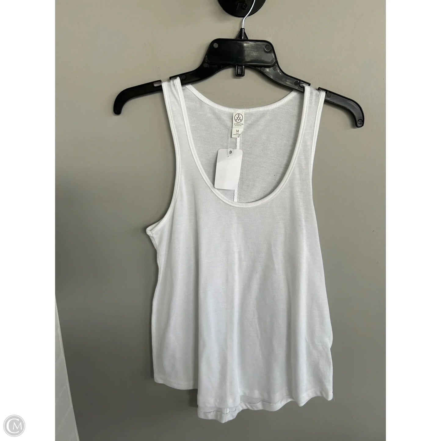 Tunic Sleeveless By Alternative In White, Size: M