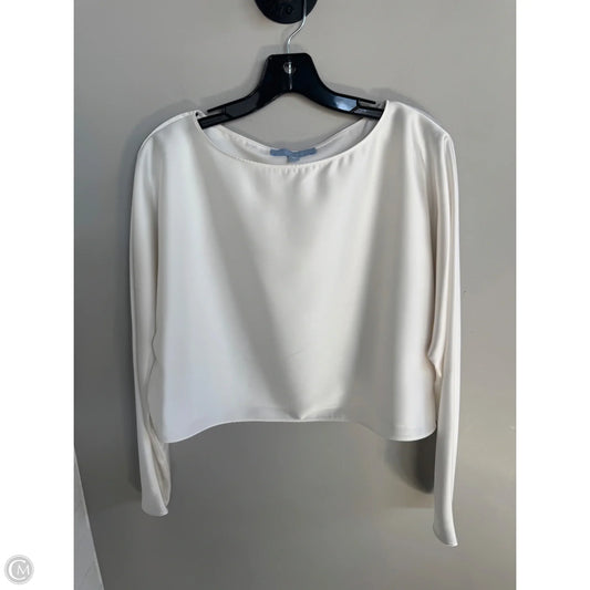 Blouse Long Sleeve By Antonio Melani In White, Size: M