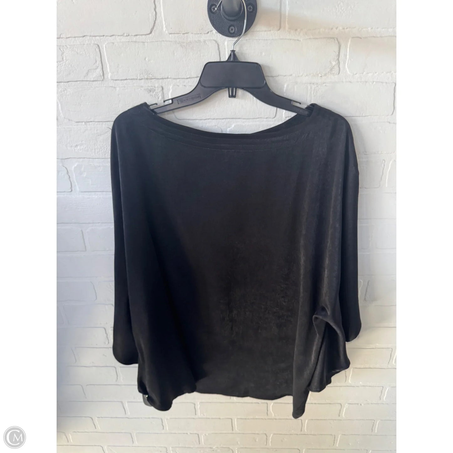 Poncho By Chicos In Black, Size: L