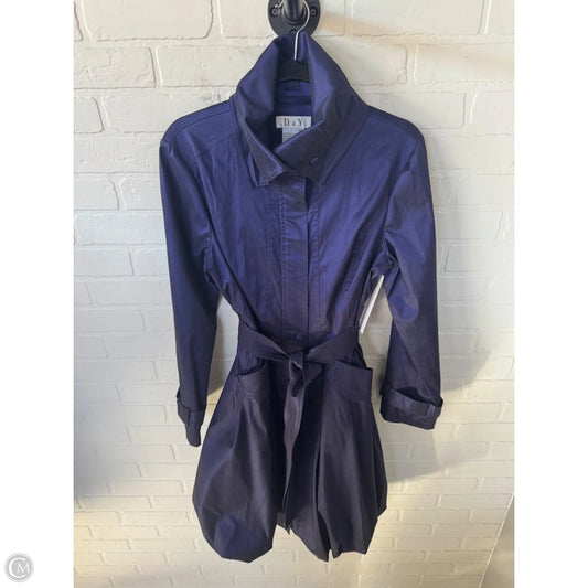 Coat Trench Coat By David And Young In Blue, Size: M